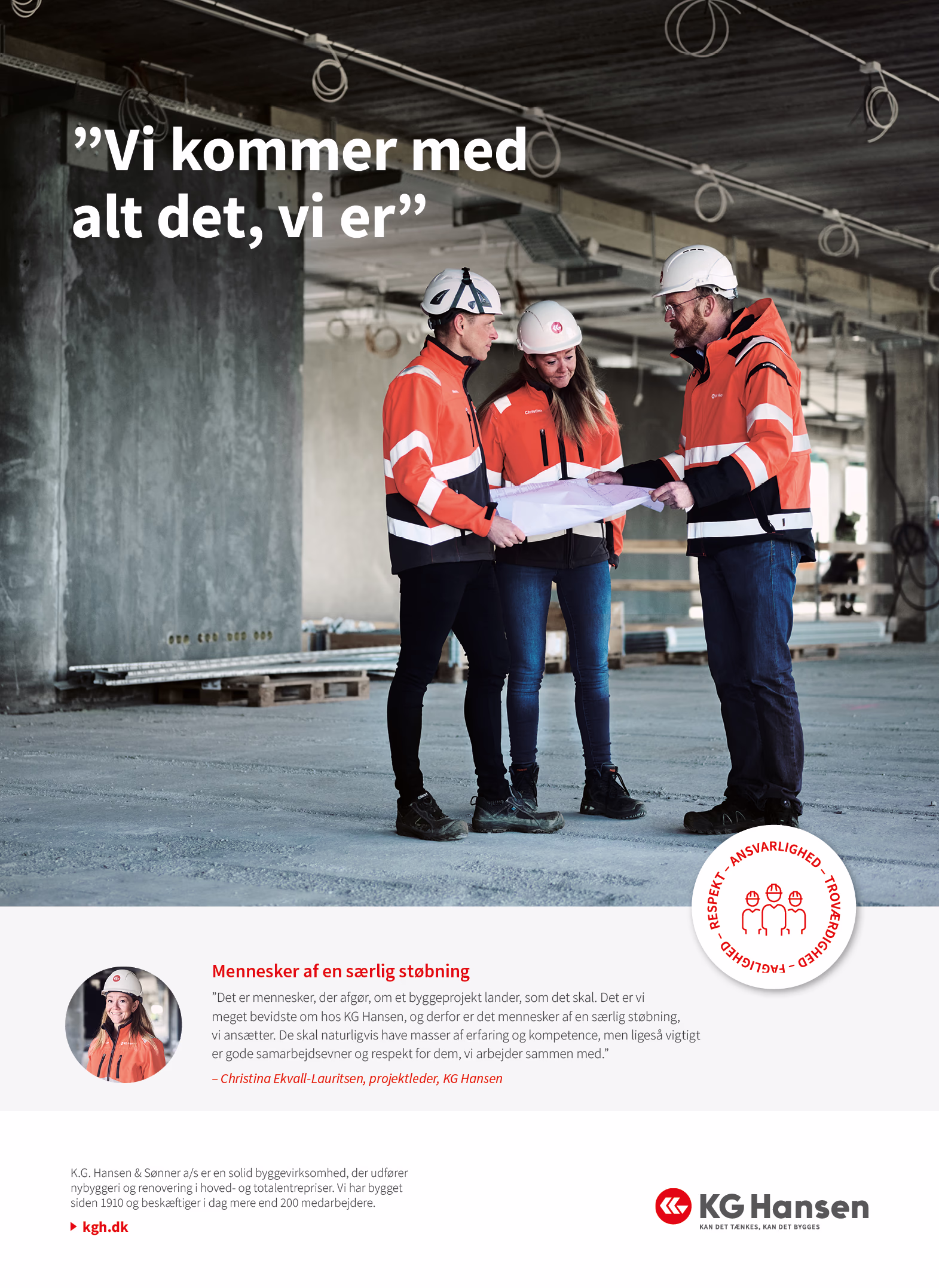 KG Hansen annonce 2025 med ny visuel identitet