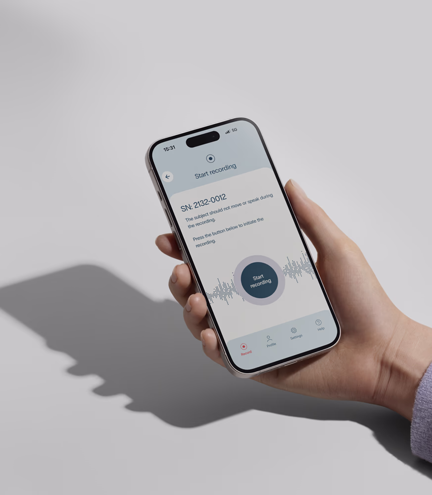 Upland studio -  VentriJects  app eksempel på iphone